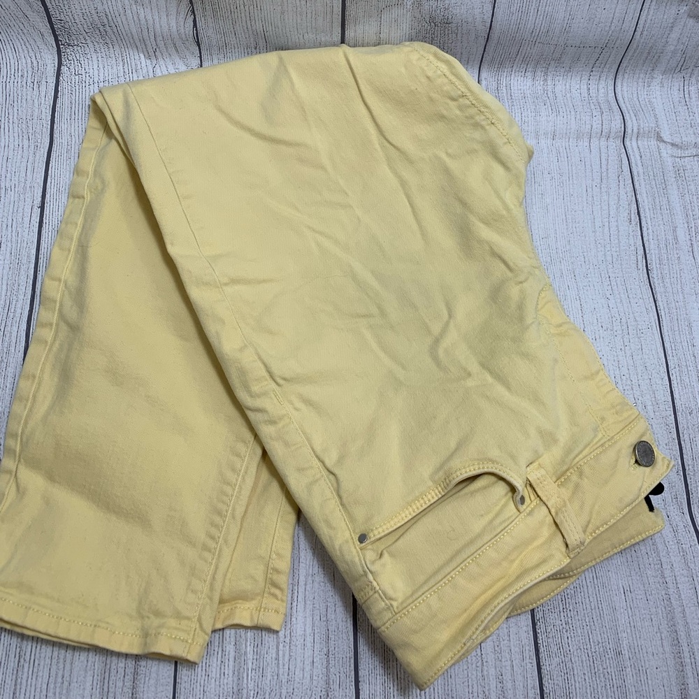 Ann Taylor Women’s Yellow Denim Skinny Jeans Size 10 Curvy